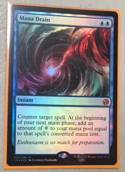 Mana Drain Foil Magic: Iconic Masters IMA #065 Mtg Nm - Image 1