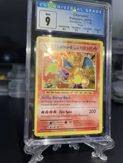 HOLO BLEED Misprint Error 2016 XY Evolutions Charizard 11/108 Pokemon CGC 9 - Image 2