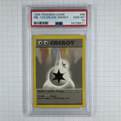 VERY RARE 1999 Pokemon Base Set Double Colorless Energy PSA 10 Gem Mint #96 - Image 1