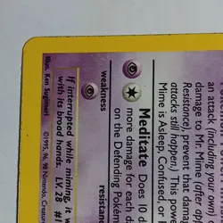 Pokemon TCG Mr. Mime Jungle 6/64 Holo Unlimited Holo Rare 6/64 NM - Image 4