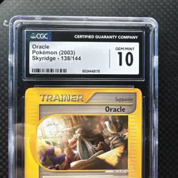2003 Pokemon Skyridge Oracle 138/144 CGC GEM MINT 10 - Image 3