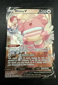 Pokemon TCG Blissey v Full Art Holo Card TG22/TG30 - Image 1