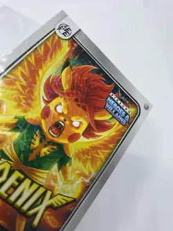 Pikachu as Phoenix #51 Lazer Holo Marvel Heroes & Villains (Non-Pokemon Fan Art) - Image 3