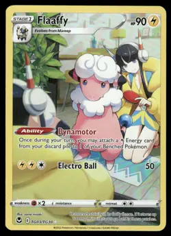 Pokemon Cards Flaaffy TG03/TG30 Silver Tempest Trainer Gallery Holo NM *2 - Image 1