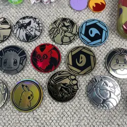 Pokemon Accessories Job Lot Tins Mini Coins Dice Dividers Sleeves Code Cards - Image 5