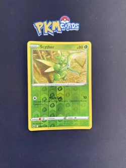 Pokemon TCG Scyther Crown Zenith 006/159 Reverse Holo LP. - Image 1