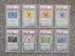 2017 Pokemon Poncho Wearing Eevee RARE COMPLETE PSA 10 LOT SET Japanese Promo - Image 1