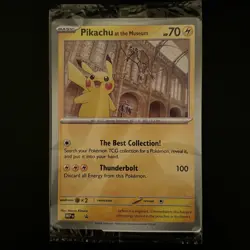 Pokemon TCG Promo Oversized Card - Pikachu at the Museum (Sealed) - UK - Image 2