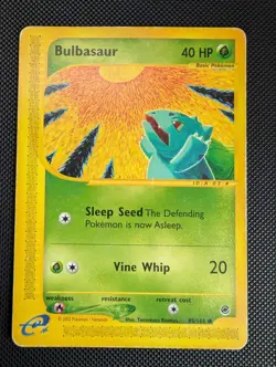 Pokemon TCG Bulbasaur Expedition Base Set 95/165 Regular Common LP - Image 1