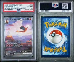2023 POKEMON MEW EN-151 SPECIAL ILLUSTRATION RARE #199 CHARIZARD EX PSA 10 - Image 3