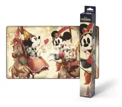 Disney Lorcana Parks Exclusive Mickey & Minnie Foil Playmat Sealed - Image 3