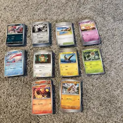 ***500 CARD POKEMON SCARLET & VIOLET SERIES BULK LOT***50 Of Each Mix,NO ENERGY! - Image 1