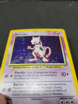 LP+ Base Mewtwo Holo Card 10/102 Pokemon TCG - Image 4