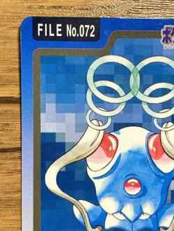 Pokemon Carddass Card Tentacool File No.72 Bandai Pocket Monsters 1997 - Image 3