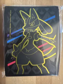 Pokemon TCG Sealed Card Sleeves 65 Crown Zenith - Lucario - Image 1