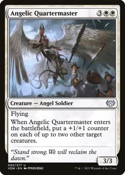 1x Angelic Quartermaster NM Eng MTG - Crimson Vow - Image 1