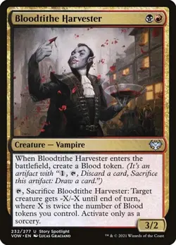 1x Bloodtithe Harvester NM Eng MTG - Crimson Vow - Image 1