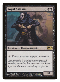 MTG - 1 x Royal Assassin - Rare Human - Magic 2011 (M11) - LP - Image 1
