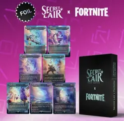 MTG Secret Lair X Fortnite Traditional & Landmarks Foil Editions New Sealed X1 - Image 1