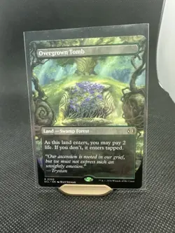 Overgrown Tomb (Borderless) 350 MTG NM - Lorwyn Eclipsed - Image 1