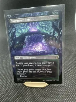 Overgrown Tomb (Borderless) 350 MTG NM - Lorwyn Eclipsed - Image 2