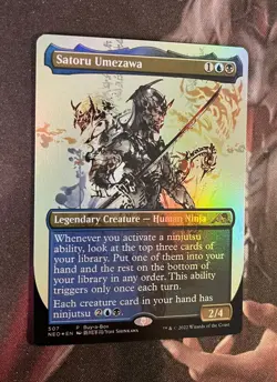 MtG Custom Commander / EDH Blue Black Ninja - Satoru Umezawa - Bracket 2 - Image 1