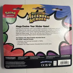 Pokemon Ascended Heroes Tech Sticker Collection Charmander Mega Evolution - Image 2