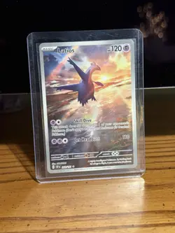 Pokemon Latios Illustration Rare Holo 203/191 SV08 Surging Sparks 120 HP Card - Image 3