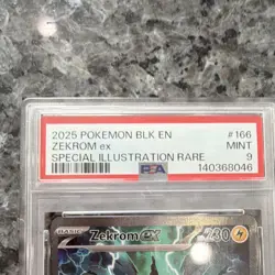Pokemon Zekrom ex Sv: Black Bolt Special Illustration Rare 166/086 Holo PSA 9 - Image 3