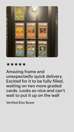 Frame Display for 3 Graded Cards – PSA, CGC, ACE, MGC, Pokemon, & TCG Slabs ✨ - Image 5