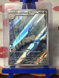 Pokemon TCG Dragonair Scarlet & Violet 151 Illustration Rare Card NM Free Ship - Image 1