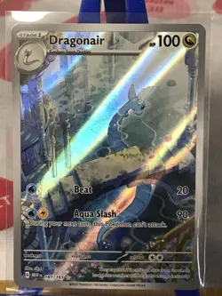 Pokemon TCG Dragonair Scarlet & Violet 151 Illustration Rare Card NM Free Ship - Image 2
