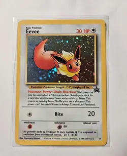 Pokemon Card - TCG Eevee Holo Promo Black Star #11 - Image 1