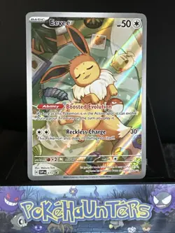 Pokemon Card Eevee Promo SVP 173 Black Star Promo Prismatic Evolutions NM - Image 1
