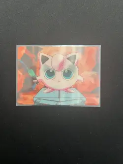 1998 Pokemon Jigglypuff Pioneer Viz Video PIKA-0022D 3D Lenticular Promo Card - Image 1