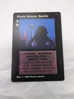 Praxis Seizure: Seattle Jyhad Vampire The Eternal Struggle Rare Card - Image 1