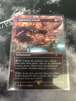 Aggravated Assault (Borderless) Secret Lair Drop Regular - Image 1