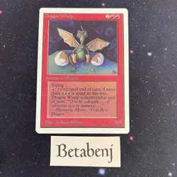 1x MTG Unlimited Dragon Whelp from Estate Collection - Image 1