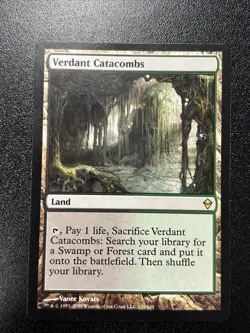 MTG Magic the Gathering Verdant Catacombs (229/280) Zendikar LP JR - Image 1