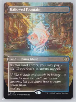 Hallowed Fountain (Borderless) R Lorwyn Eclipsed 347 NM - Image 1