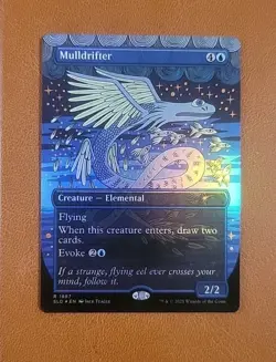 NM Borderless FOIL Mulldrifter SLD #1887 Secret Lair Animar & Friends - Image 1