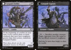 1x Catapult Fodder // Catapult Captain - Foil NM Eng MTG - Crimson Vow - Image 1