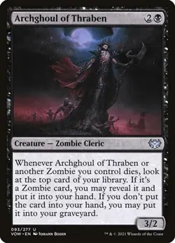 1x Archghoul of Thraben NM Eng MTG - Crimson Vow - Image 1