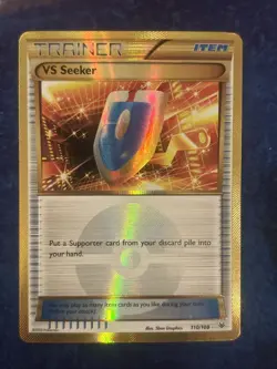 Pokemon Secret Rare Gold Rare VS Seeker # 110/108 - XY Roaring Skies - LP - Image 1