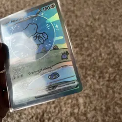 2024 POKEMON SV PALDEAN FATES MEW EX 232/091 SIR HOLO BUBBLE MEW NEAR MINT - Image 3