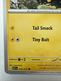 Pikachu 055/217 - Common - Pokemon TCG: Ascended Heroes NM - Image 5