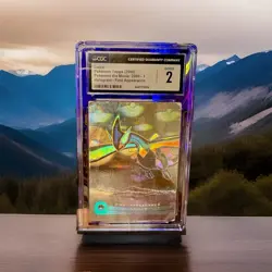 Pokemon The Movie 2000 Topps First Appearance Lugia Holo CGC 2 POP1! RARE GRAIL - Image 1