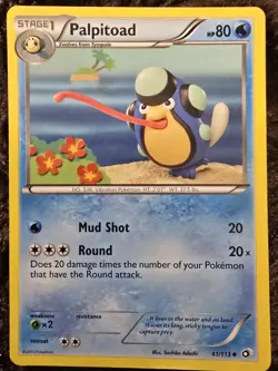 Pokemon TCG Palpitoad Ledgendary Treasures Uncommon 41/113 Stage 1 - Image 1