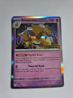 Alakazam Pokemon TCG Mega Evolution Pre Release Stamped MEP 003 - Image 1