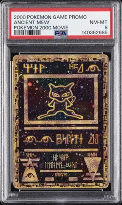 2000 POKEMON GAME MOVIE POKEMON 2000 MOVIE ANCIENT MEW PSA 8 - Image 1